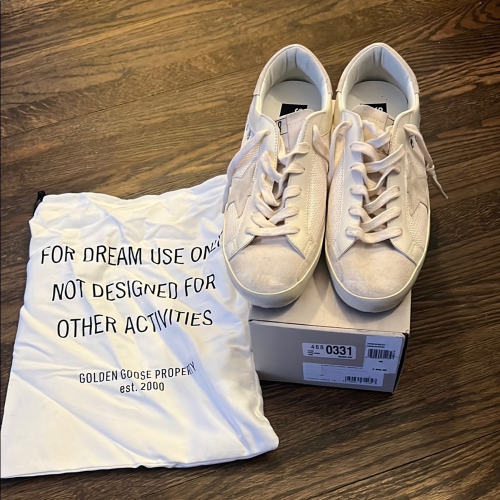 Golden Goose Cream Sneakers